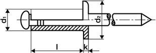 GESIPA Blindniet  Nietschaft d x l 4 x 10 mm ( 4000813168 )