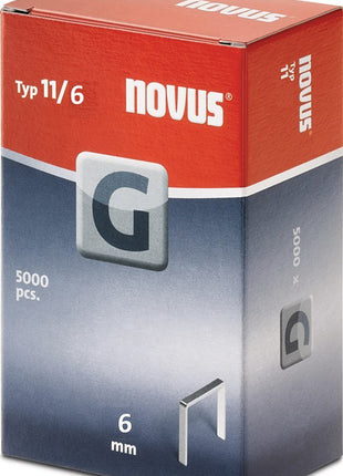 NOVUS Flachdrahtklammer G Typ 11 B10,6xL6mm ( 4000813886 )