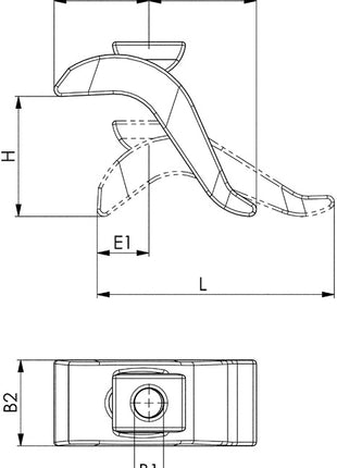 AMF Spannpratze Nr. 6321 für T-Nut 18 mm ( 4000833068 )