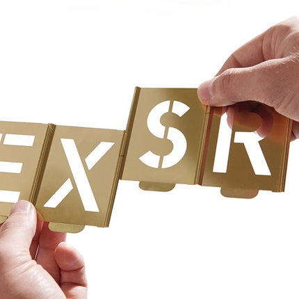 KUKKO Signierschablonensatz 327 Buchstaben A - Z ( 4000871701 )