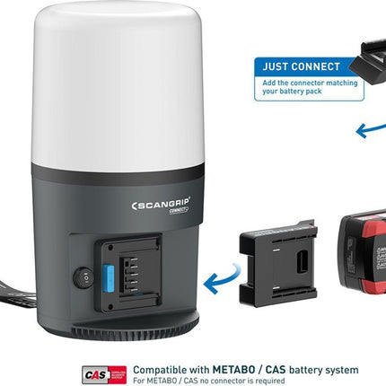 SCANGRIP LED-Strahler AREA 6 CONNECT 54 W 3000 - 6000 lm ( 4000873482 )
