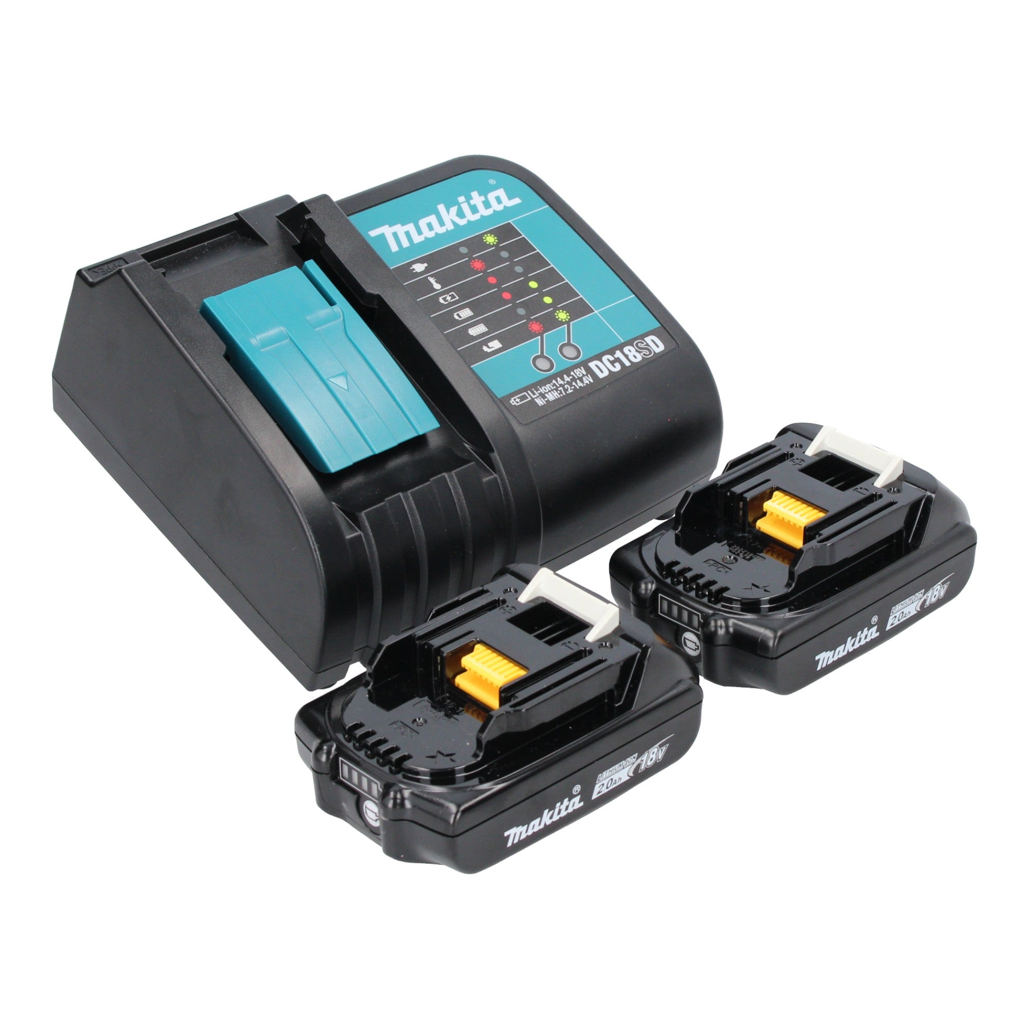 Makita DHP 482 SAB Akku Schlagbohrschrauber 18 V 62 Nm Schwarz 2x Akku 2 0 Ah Ladegeraet 3 - toolbrothers