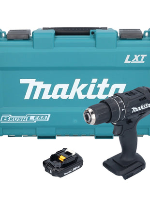 Makita DHP 482 A1KB taladro percutor inalámbrico 18 V 62 Nm negro + 1x batería 2,0 Ah + estuche - sin cargador