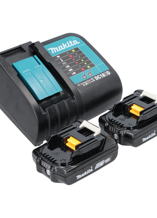 Makita DHP 482 SAKB taladro percutor inalámbrico 18 V 62 Nm negro + 2x baterías 2,0 Ah + cargador + estuche