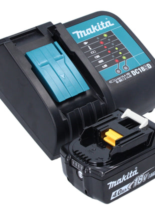 Makita DHP 482 SM1KB Perceuse-visseuse à percussion sans fil 18 V 62 Nm noire + 1x batterie 4,0 Ah + chargeur + coffret