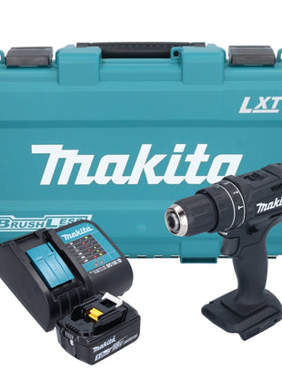 Makita DHP 482 ST1KB Akku Schlagbohrschrauber 18 V 62 Nm Schwarz + 1x Akku 5,0 Ah + Ladegerät + Koffer