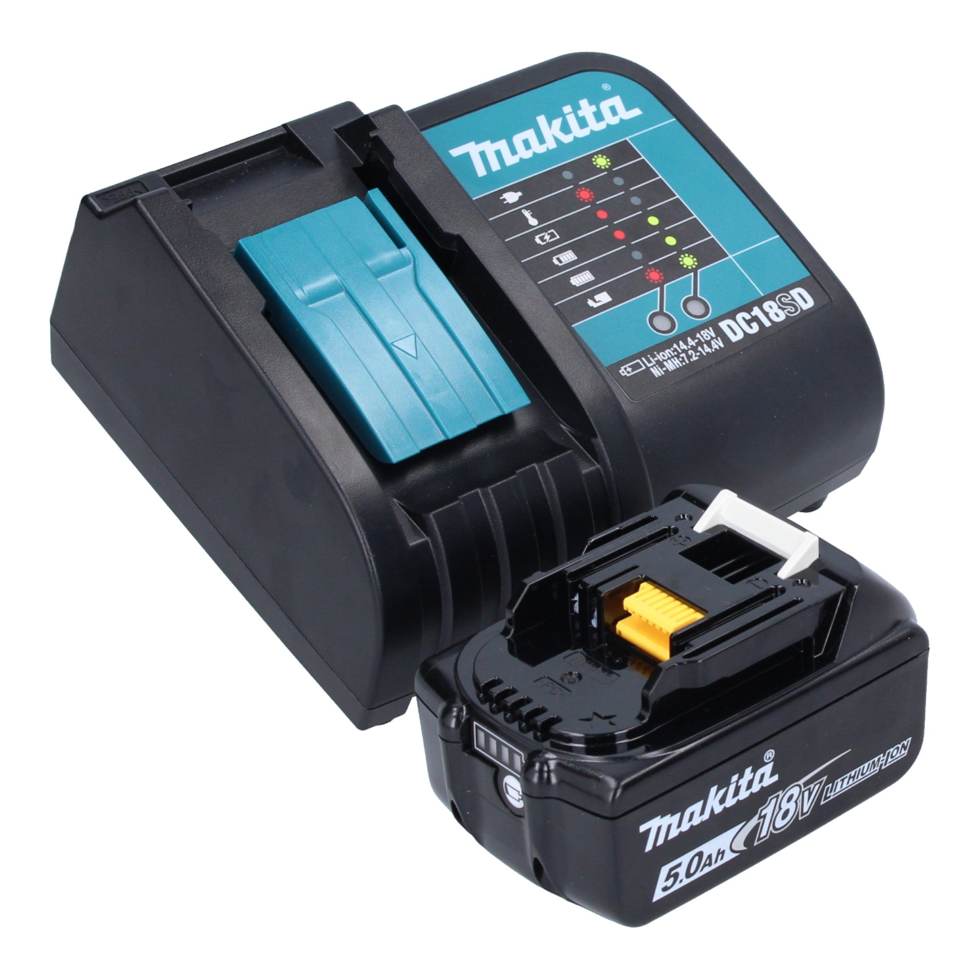 Makita DHP 482 ST1JB Akku Schlagbohrschrauber 18 V 62 Nm Schwarz 1x Akku 5 0 Ah Ladegeraet Makpac 3 - toolbrothers
