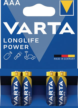 Batterie VARTA Longlife Power 1,5 V AAA-AM4-Micro 1240 mAh (4000901810)