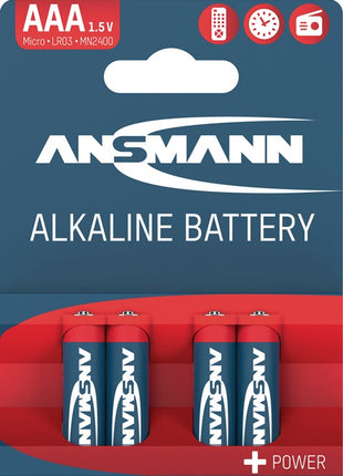 Batterie ANSMANN 1,5 V AAA-AM4-Micro 1200 mAh (4000901826)