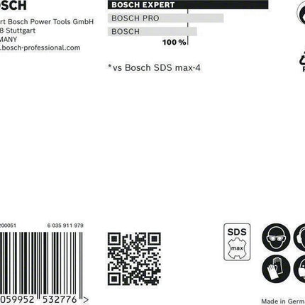 BOSCH Hammerbohrer Expert SDS max-8X Ø 12 mm Arbeits-L.600 mm L.740 mm ( 4000909889 )