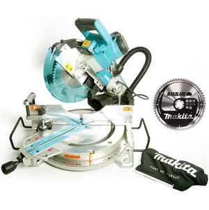 Makita LS 1019 L Kapp- und Gehrungssäge 1510W 260mm + Kreissägeblatt Holz 260x2,3x30mm 60 Zähne ( B-32801 )