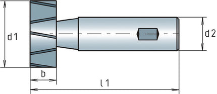 MAYKESTAG Schlitzfräser DIN 850 D Typ N D.16,5 mm ( 4117802228 )