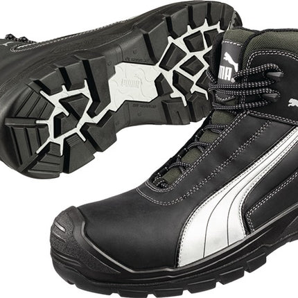 PUMA Sicherheitsstiefel Cascades Mid Größe 42 schwarz/weiß ( 4300700272 )