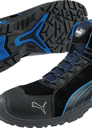 Bottes de sécurité PUMA Rio Black Mid taille 43 noir/bleu ( 4300700413 )