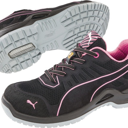 PUMA Damensicherheitsschuh Fuse TC Pink Wns Low Größe 41 schwarz/pink ( 4300700491 )