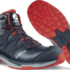 ALBATROS Sicherheitsstiefel ULTRATRAIL BLACK MID Größe 43 schwarz/rot ( 4300700563 )