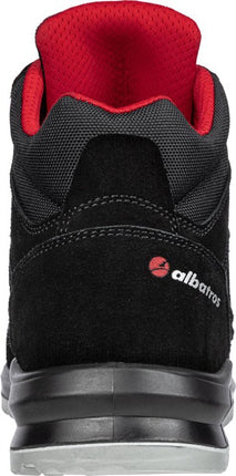 ALBATROS Sicherheitsstiefel CLIFTON MID Größe 44 schwarz/rot ( 4300700684 )