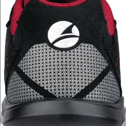 ALBATROS Sicherheitsschuh GRID LOW Größe 42 schwarz/rot ( 4300700702 )