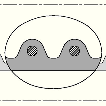 NORRES Saug- und Förderschlauch AIRDUC® PUR 356 FOOD Innen-Ø 50 mm Außen-Ø 61,00 mm ( 4501400183 )