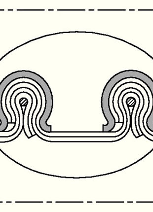 NORRES Tuyau d'aspiration et de soufflage CP HYP 450 Ø intérieur 100-102 mm ( 4501400405 )