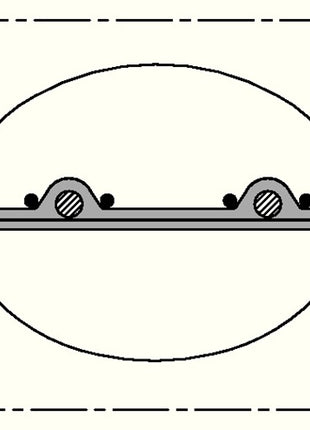 NORRES Tuyau d'aspiration et de soufflage NEO 390 TWO Ø intérieur 38 mm ( 4501400620 )