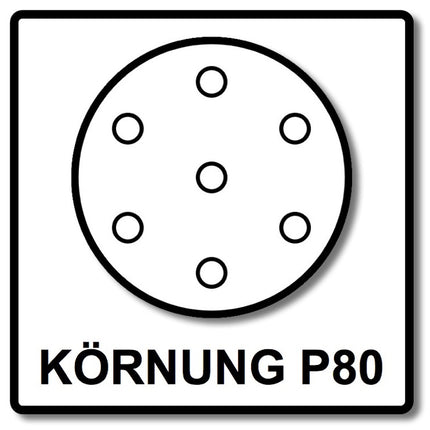 Festool STF D225 P80 GR S/25 Schleifscheibe Granat Soft 25 Stück ( 204221 ) für Langhalsschleifer PLANEX 225 EQ, PLANEX LHS-E 225 easy