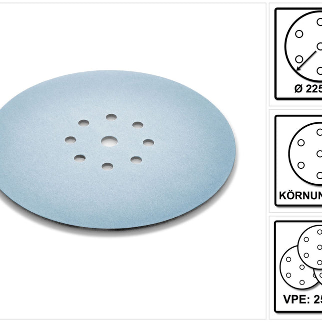 BWARE Festool Schleifscheiben STF D225 P320 GR S Granat Soft 25 Stk 1 - toolbrothers