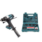 Makita DHP 458 Z Akku Schlagbohrschrauber 18V 91Nm Solo + Makita Bit & Bohrer-Set 100-teilig - Toolbrothers