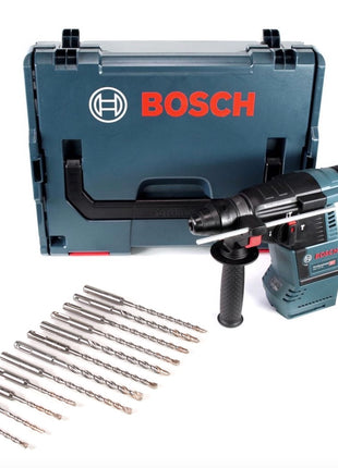 Bosch GBH 18 V-26 Akku Bohrhammer Professional SDS-Plus Solo + 12 tlg. Bohrerset SDS-Plus + L-Boxx - ohne Akku, ohne Ladegerät - Toolbrothers