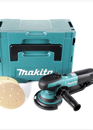 Makita BO 6050 J 750 W 150 mm Exzenter - Rotationsschleifer im Makpac