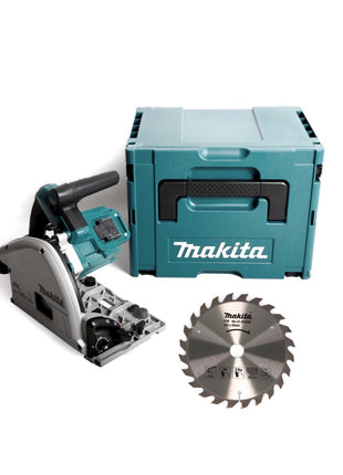 Makita DSP 600 ZJ Akku Tauchsäge 36V (2x18V) Brushless + 2x Sägeblatt + Makpac - ohne Akku, ohne Ladegerät - Toolbrothers