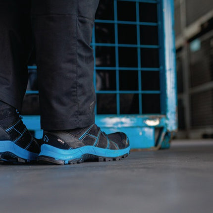 HAIX Sicherheitsstiefel BE Safety 40.1 Mid Größe 9 (43) schwarz/blau ( 4721000041 )