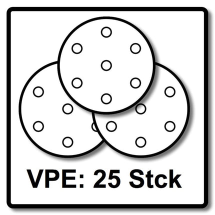 Festool STF D225 P100 GR S/25 Schleifscheibe Granat Soft 25 Stück ( 204222 ) für Langhalsschleifer PLANEX 225 EQ, PLANEX LHS-E 225 easy
