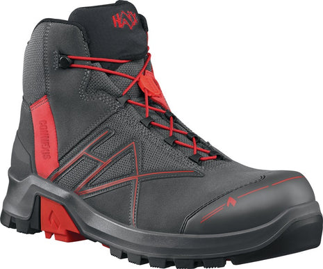 HAIX stivali di sicurezza Connexis(R) GTX mid taglia 6.5 (40) grigio/rosso ( 4721000570 )