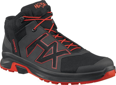 HAIX buty rekreacyjne CONNEXIS Go GTX mid rozmiar 9 (43) czarny/czerwony ( 4721000713 )