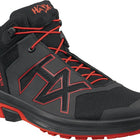 HAIX Freizeitschuh CONNEXIS Go GTX mid Größe 10 (45) schwarz/rot ( 4721000715 )