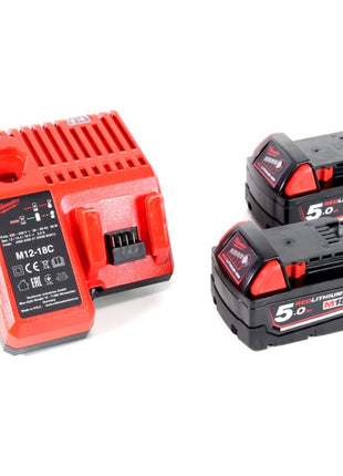 Milwaukee M18 BLDD 502 C 18 V Brushless Li-Ion Akku Bohrschrauber im Koffer + 2 x 5,0 Ah Akku + Ladegerät - Toolbrothers