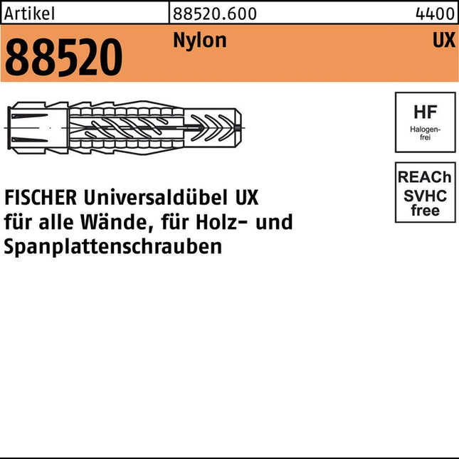 FISCHER Universalduebel UX D8xL50mm 8000258606  1 - toolbrothers