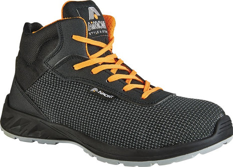 AIMONT Botas de seguridad Diamont AVANGER talla 43 negro/naranja (8000477689)