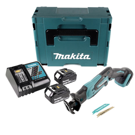 Makita DJR 183 RFJ Reciprosäge 18V + 2x Akku 3,0Ah + Ladegerät + Makpac - Toolbrothers