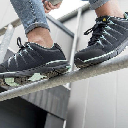 BAAK Damensicherheitsschuh Svea Größe 37 schwarz/türkis ( 8000600282 )