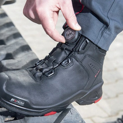 BAAK Sicherheitsstiefel Braxton Größe 46 schwarz/rot ( 8000600322 )