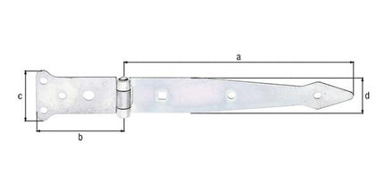 GAH Werfgehänge  Länge 202 x 77 mm Breite 48 x 35 mm ( 8001514124 )