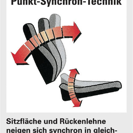 TOPSTAR Bürodrehstuhl  mit Synchrontechnik ( 9000482938 )