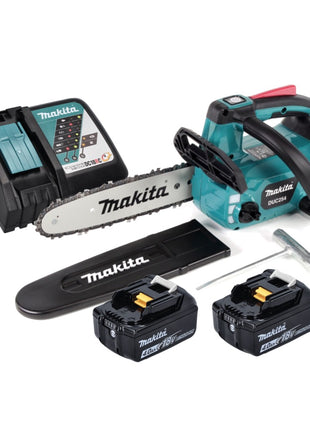 Makita DUC 254 RM Akku Kettensäge 18 V 25 cm Brushless + 2x Akku 4,0 Ah + Ladegerät - Toolbrothers