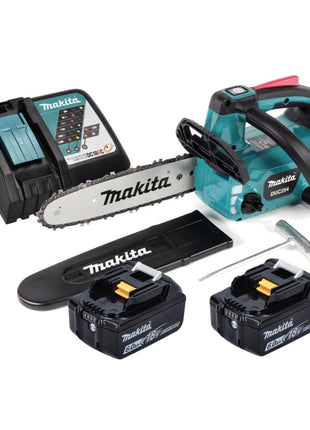 Makita DUC 254 RG Akku Kettensäge 18 V 25 cm Brushless + 2x Akku 6,0 Ah + Ladegerät - Toolbrothers