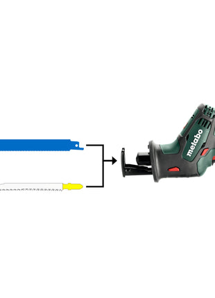 Metabo SSE 18 LTX Compact Akku Reciprosäge Säbelsäge 18 V 13 mm ( 602266890 ) Solo - ohne Akku, ohne Ladegerät