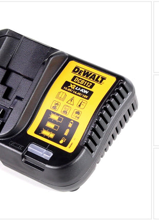 Cargador DeWalt DCB 112 XR Li-Ion para baterías de 10,8, 14,4 y 18 V