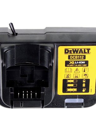 Cargador DeWalt DCB 112 XR Li-Ion para baterías de 10,8, 14,4 y 18 V