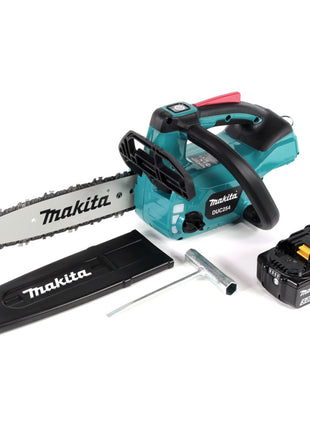 Makita DUC 254 T1 Akku Kettensäge 18 V 25 cm Brushless + 1x Akku 5,0 Ah - ohne Ladegerät - Toolbrothers